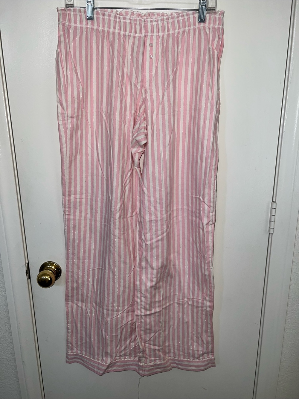 Pink and White Striped Lounge/PJ Pants